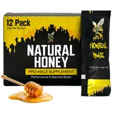 Honey Bae Natural Honey Packs for Men, 12 Sachets